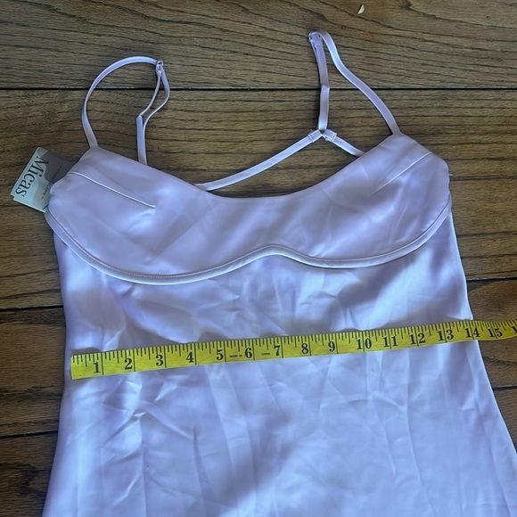 Micas Blush Pink Backless Maxi Dress Size M New With Tag - Picture 9 of 14